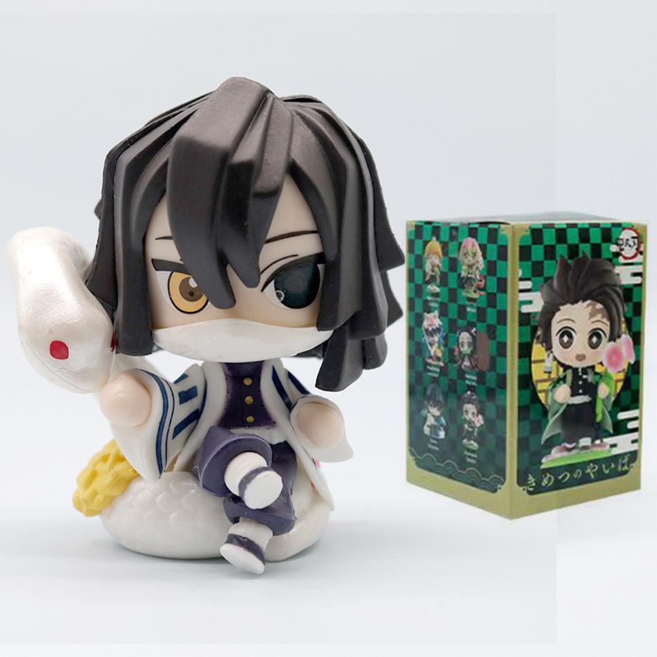 Demon Slayer Tanjiro Kamado Nezuko anime cartoon figure blind box creative personalized statue model ornament surprise gift box