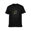 Wild at Heart  Gold on Black TShirt Functional Casual Short Sleeve Tee