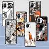 Чехол Haikyuu с аниме для Xiaomi Mi 11 Lite 5G 12 Pro Note 10 10T 9 SE 9T 10S 8 A2 Lite CC9, черный мягкий силиконовый чехол для телефона