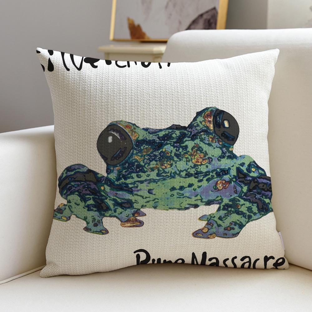 Alternative SSilverchairS Cushion Cover Breathable and skinfriendly linen pillowcase square removable and washable cushion