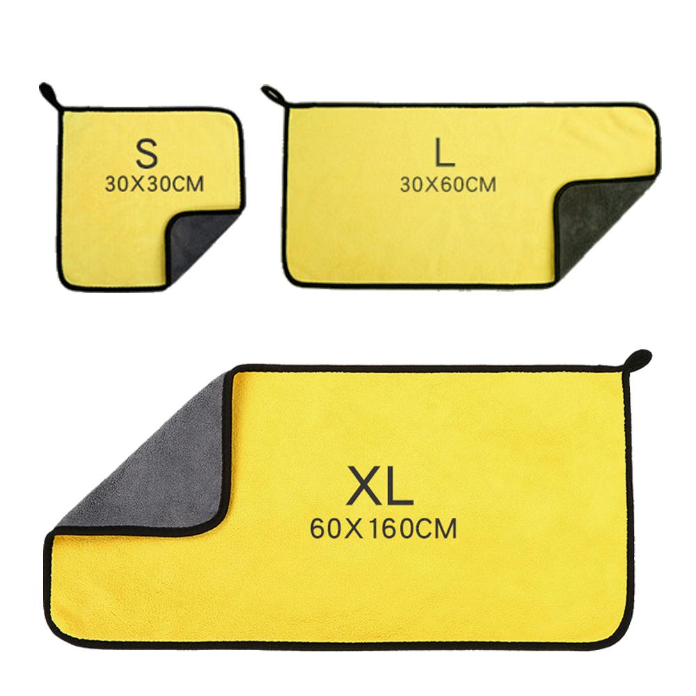 Полотенце для мытья автомобиля, чистящие полотенца из микрофибры с высоким водопоглощением, утолщенные мягкие салфетки для мытья автомобиля, сушка, ткань для ухода за автомобилем, детализация