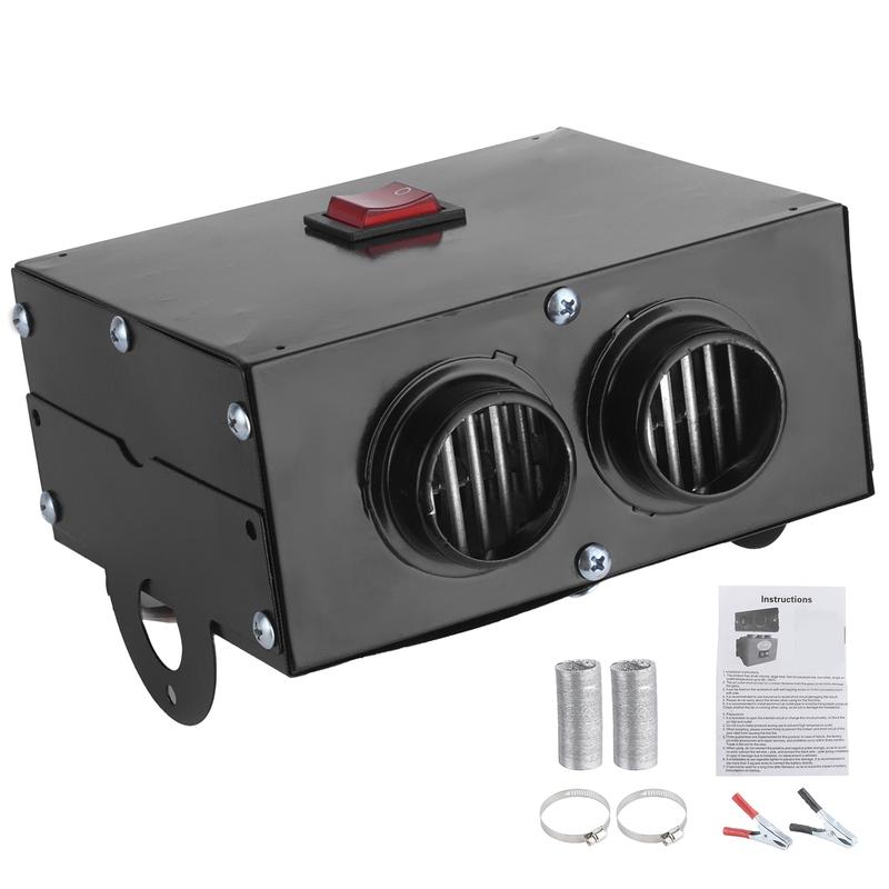12V 400W-600W Heater 2 Hole Winter Rapid Heating Windscreen Frost Removing Low Noise 12V Car Heater Car Defroster Car Defogger
