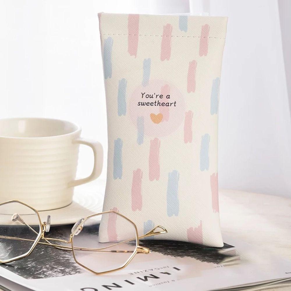 Soft Lining Eyewear Storage Bag Automatic Closing Glasses Box Colorful Sun Glasses Case Girl