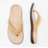 Foreign trade large size clip slippers women's new casual flat bottom PU large size casual flip-flops wish2025