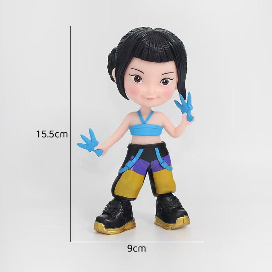 3PCS  Anime KPop Devil Hunter Doll Vinyl Toy Rumi Mira Zoi Character Vinyl Mask Blind Box Ornament Toy Birthday Gift