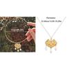 Flower Longevity Lock Pendant Chain Choker Ruyi Pearl Choker Luxury Vintage Hanfu Necklace  Party