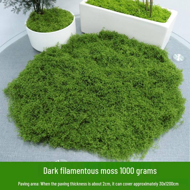 Artificial Moss Turf and Rockery Stones for Horticulture, Landscaping, and Bonsai Decor