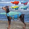 Dog Life Jacket Reflective Pet Swimsuit with Handle for Swimming Boating Adjustable High Buoyancy for Water Activity