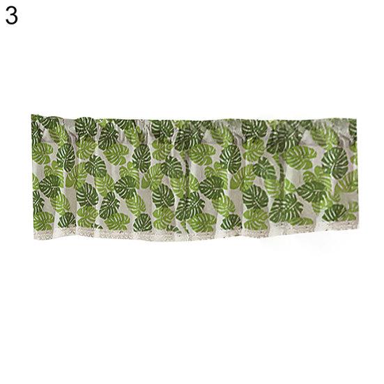 Короткая занавеска для кухни с мультяшным животным принтом дерева, занавеска на окно, драпировка, домашний декор