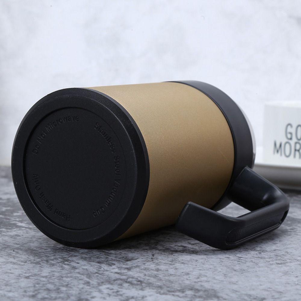 Термокружка для кофе из нержавеющей стали 304 с ручкой, чашка с сохранением тепла, тамблер для чая, бытовая