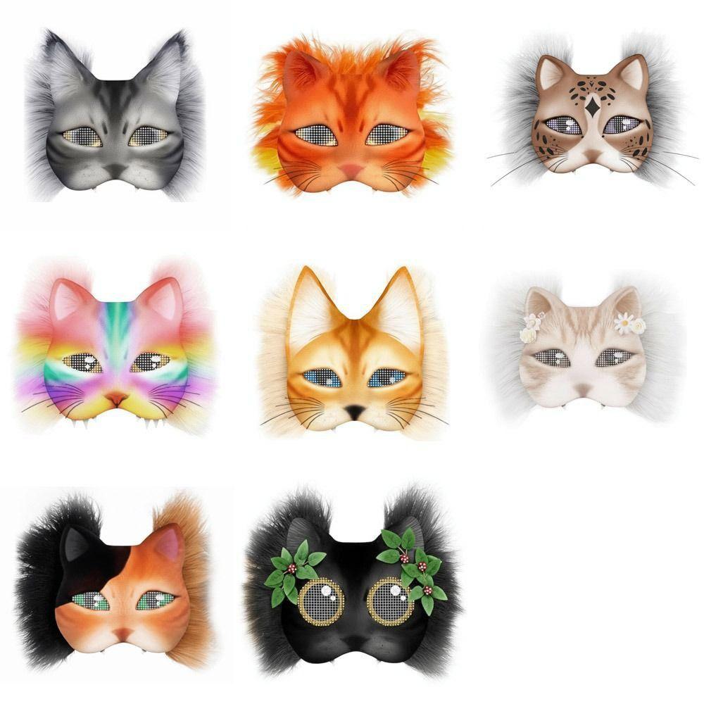 White Mask Kit Blank Mask Animal Mask Craft Kit Therian Mask Cosplay