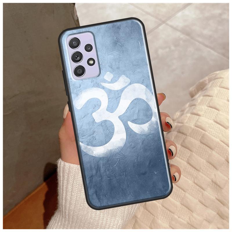 Aum Om Namaste Symbol Zen Yoga Case For Samsung Galaxy A14 A34 A54 A12 A22 A32 A42 A52 A13 A23 A33 A53 A50 A51 A71 Cover
