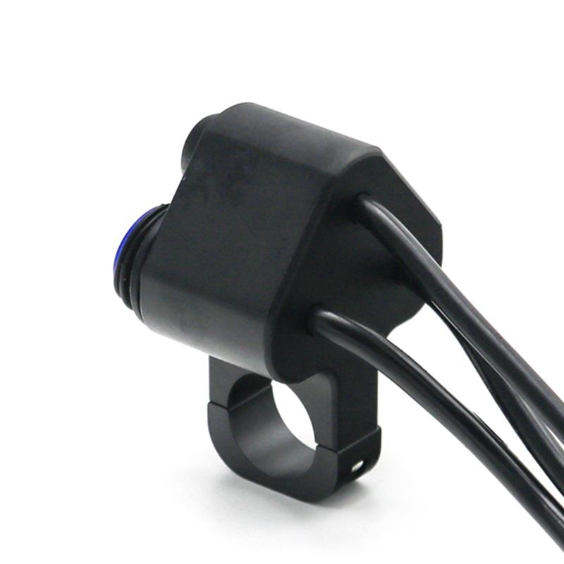 LMoDri Универсальный алюминиевый переключатель на руль мотоцикла 22 мм 12 В, кнопка включения и выключения руля, переключатель противотуманных стоп-сигналов