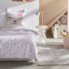 Duvet Cover Set 140 X 200 "Miaou Star" Reversible 100% Cotton / 57 Threads/cm²