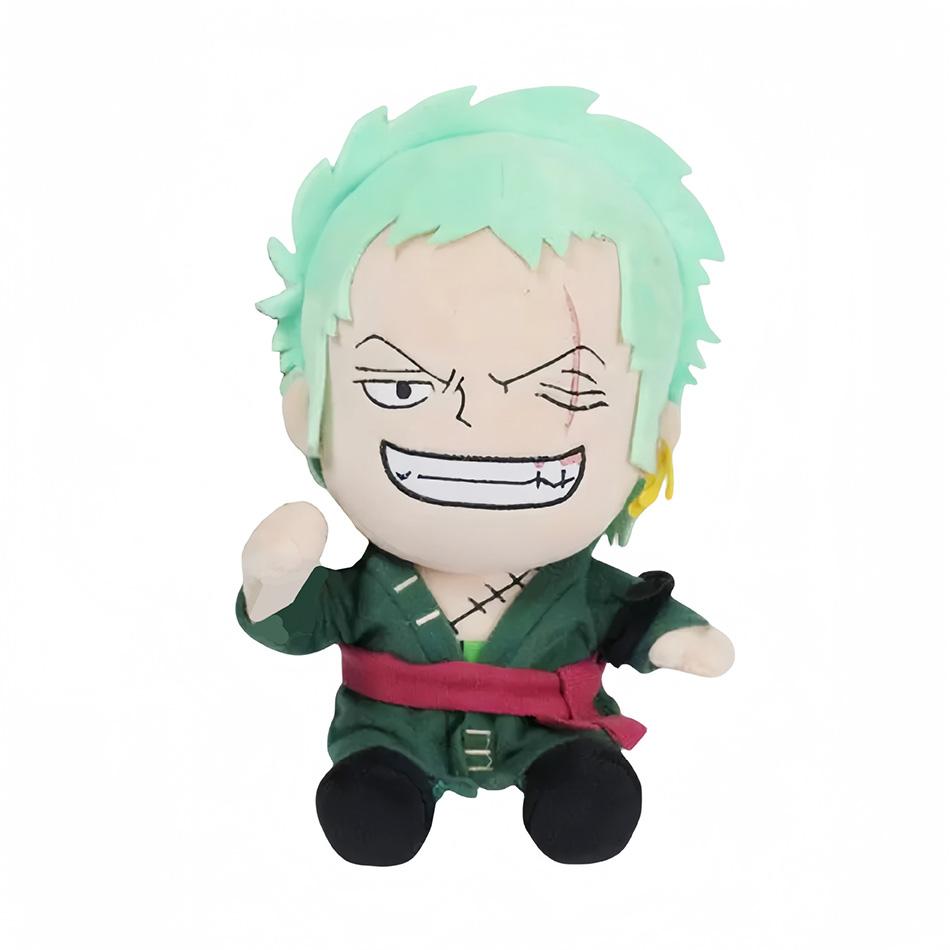 Японское аниме 25 см One Piece Оригинальные плюшевые игрушки CartoonFigure Luffy Chopper Ace Roronoa Zoro Милая мягкая кукла Дети Рождественские подарки