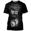 Jesus Christ 3D Print T-shirts Men Women Summer Fashion Casual Short Sleeve Cool T Shirt Harajuku Streetwear Oversized Tops 3XL