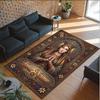 Other Similar Designs Theme Crystal Velvet Rug Personalized Custom Name Text Soft Floor Mat Home Decor