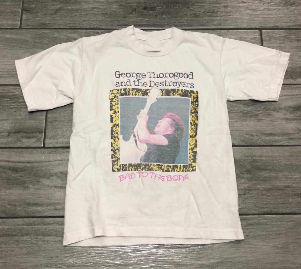 George Thorogood Bad The Bone Canadian White Shirt NG2136 Unisex T-Shirt