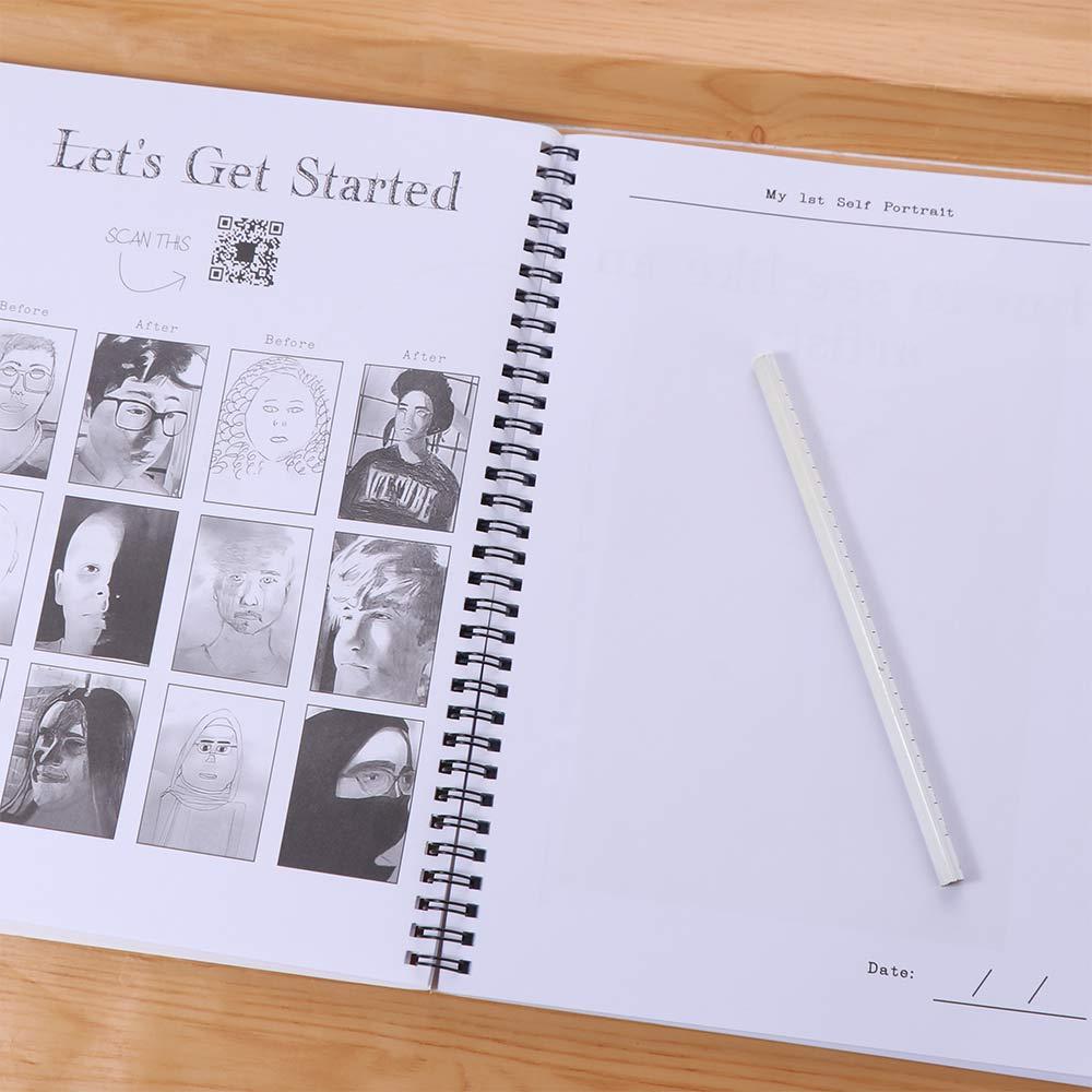 This Is Not a Sketchbook It's an Art Class Drawing Book with Lined Blank Pages for Kids Adults Easy Step Practices Sketchpa