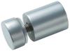 TRUSCO Sign Flat Stainless 1 Nut, Round, 20-30, Steel, Piece, SN-AA201