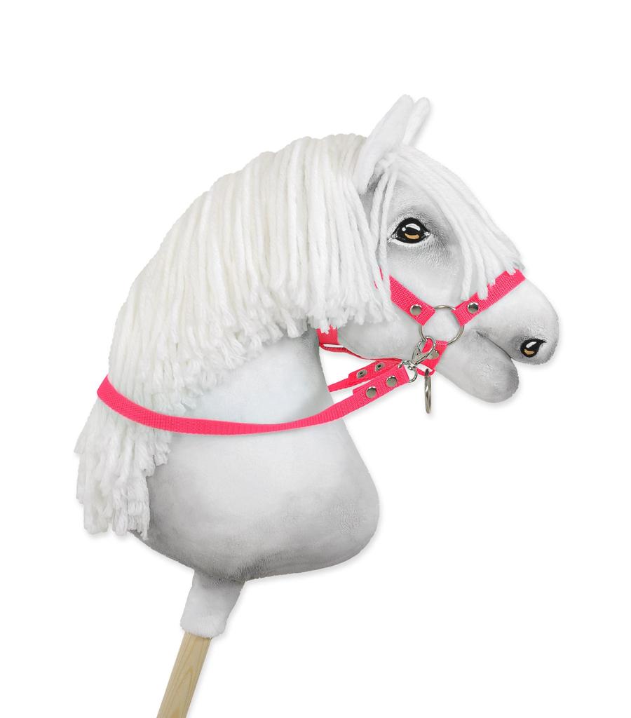 Hobby Horse Reins - Neon Pink