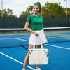 Large Capacity Tennis Racket Shoulder Bag Canvas Badminton Racket Handbag Durable Tennis Tote Bag