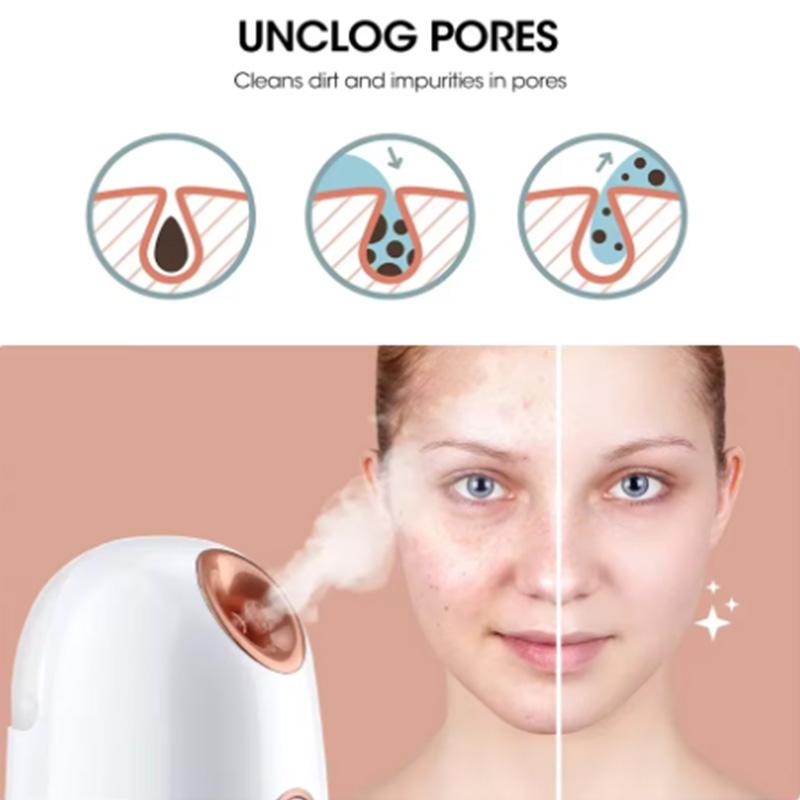 Professional Portable Nano Face Steamer Home Use Standing Type Facial Atomizer Machine With ABS Material Facial Steam Therapy