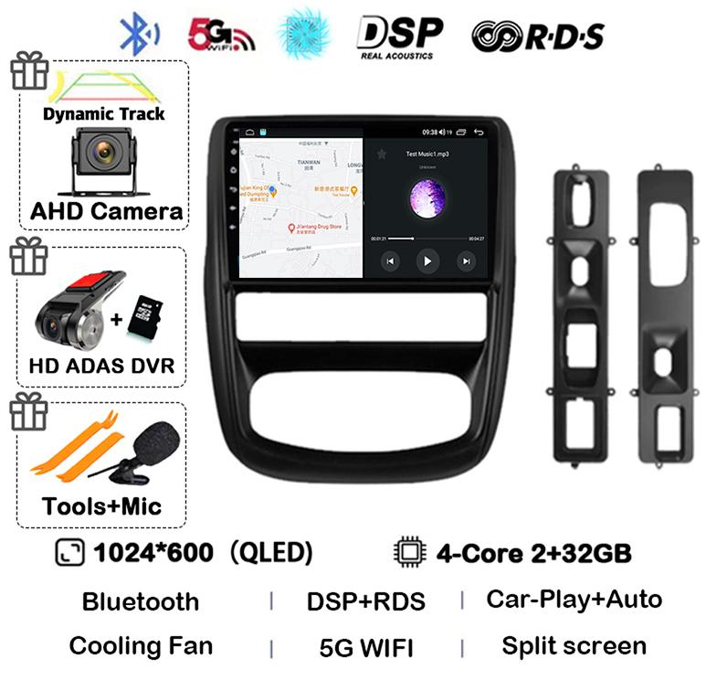 Android 14 Carplay Автомагнитола для Renault Duster 1 2010 2011 2012 2013 2014 2015 Мультимедийный Видеоплеер GPS 360 Камера 4G