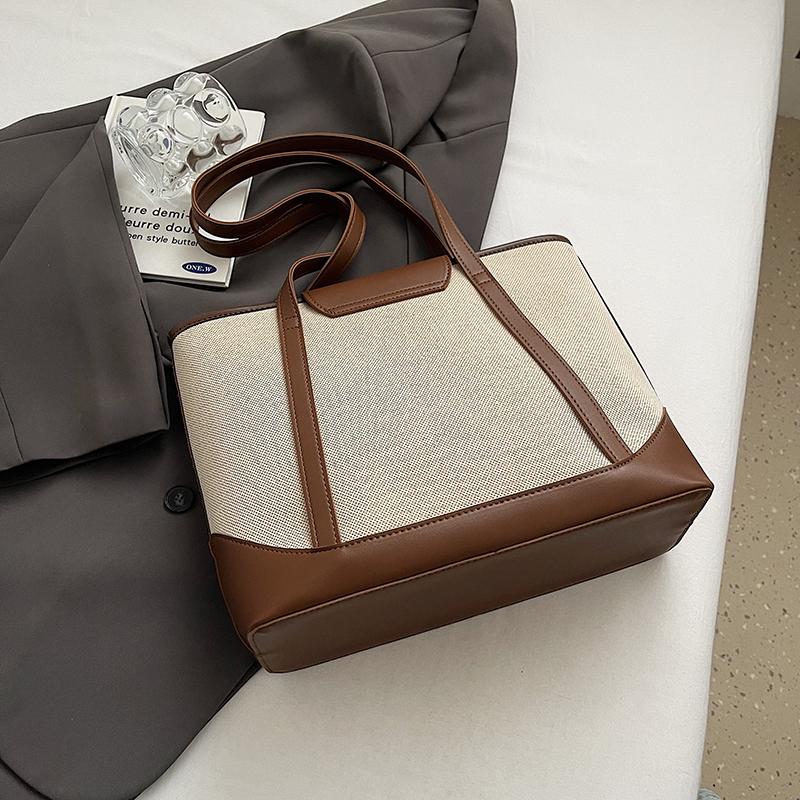 Сумка для путешествий, повседневная женская сумка большой вместимости, модная сумка через плечо, сумка для рабочей одежды, холщовая универсальная сумка-тоут