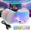 Portable Mini Cracked Bluetooth Speaker With Led Light Wireless Speaker Gift Car Home Outdoor