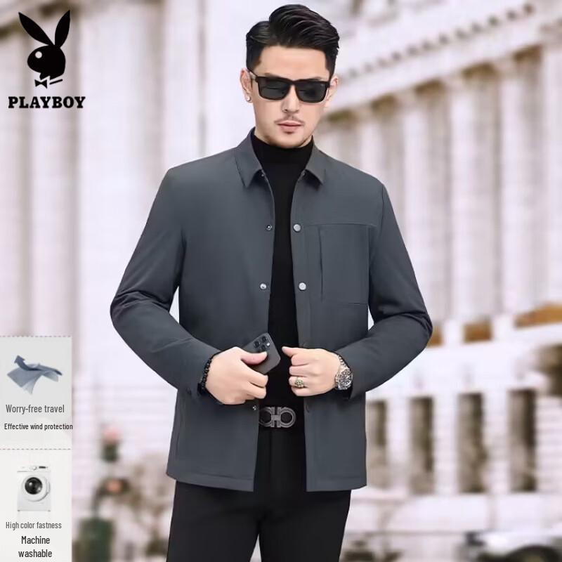 PLAYBOY Мужской пиджак в стиле business casual с лацканами