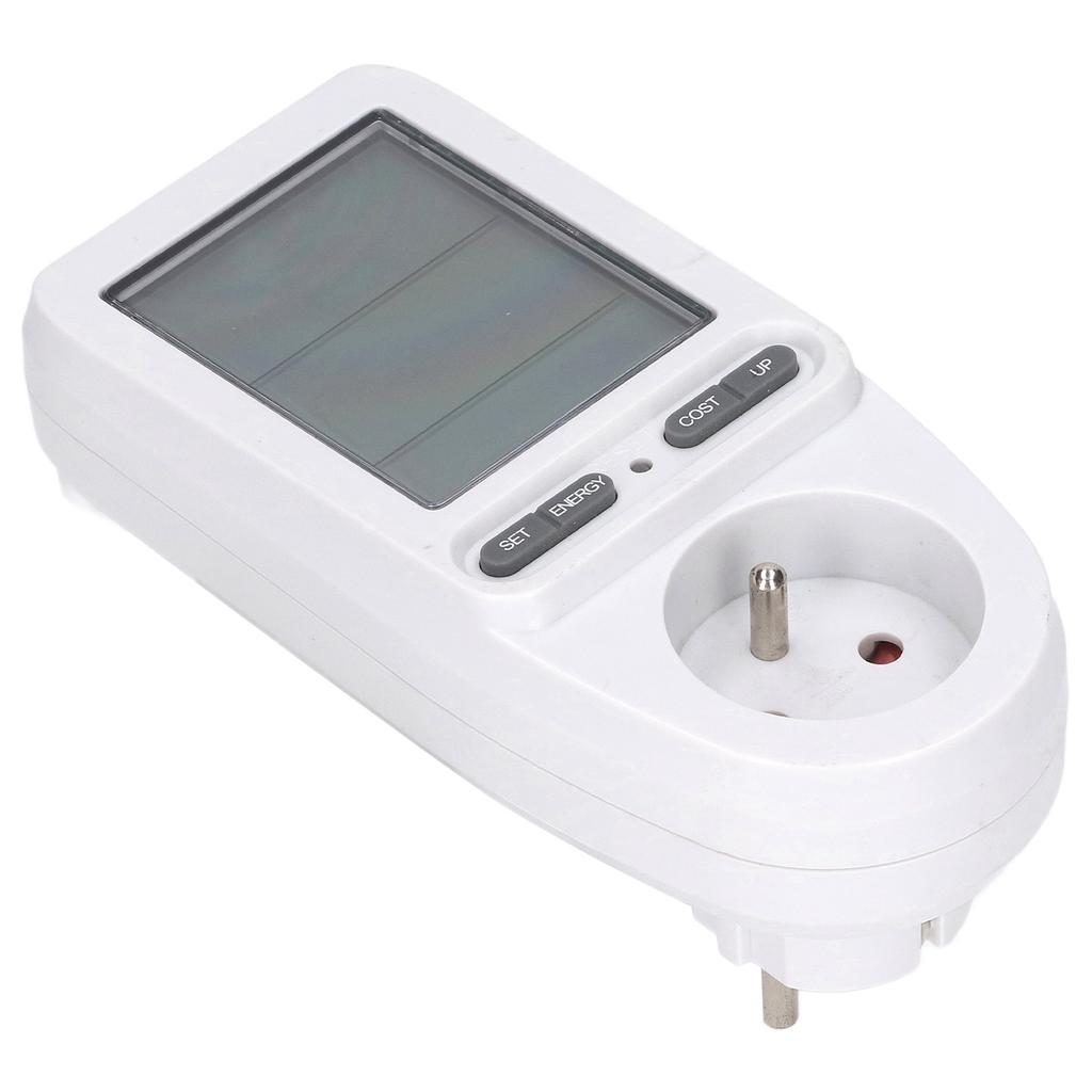 Умная розетка с цифровым дисплеем, измеритель мощности, бытовая интеллектуальная розетка для мониторинга, вилка FR 230 В
