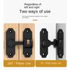Anti-theft Luminous  Door Buckle 90 180 Degree Door Hasps Protable Door   Catch Bolt  Bathroom