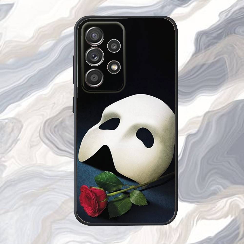 Чехол для телефона P-Phantoms Of the O-Opera для Samsung S25,S24,S21,S22,S23,S30,Ultra,S20,Plus,Fe,Lite,Note,10,9,5G Черный