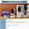 Портативный складной вентилятор 6000 мАч, USB-пульт дистанционного управления, воздушный охладитель, бесшумный перезаряжаемый беспроводной напольный вентилятор для дома на открытом воздухе