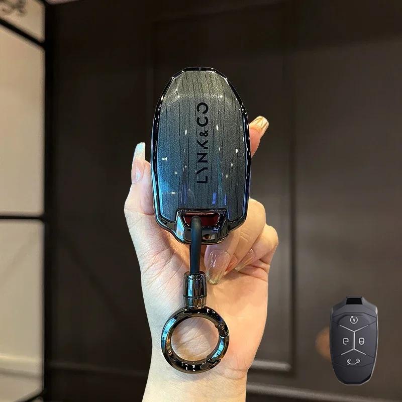 DCT4 High end personalized key case for men and women's car remote control protective case key chainFor LYNK&CO 03/09/01/02/06 /2023