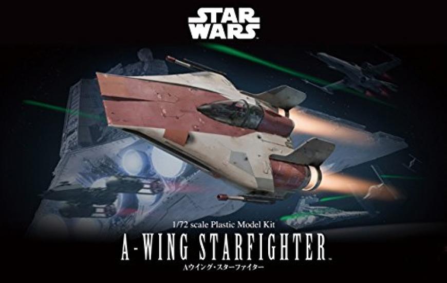 Пластиковая модель истребителя Star Wars A-wing 1/72