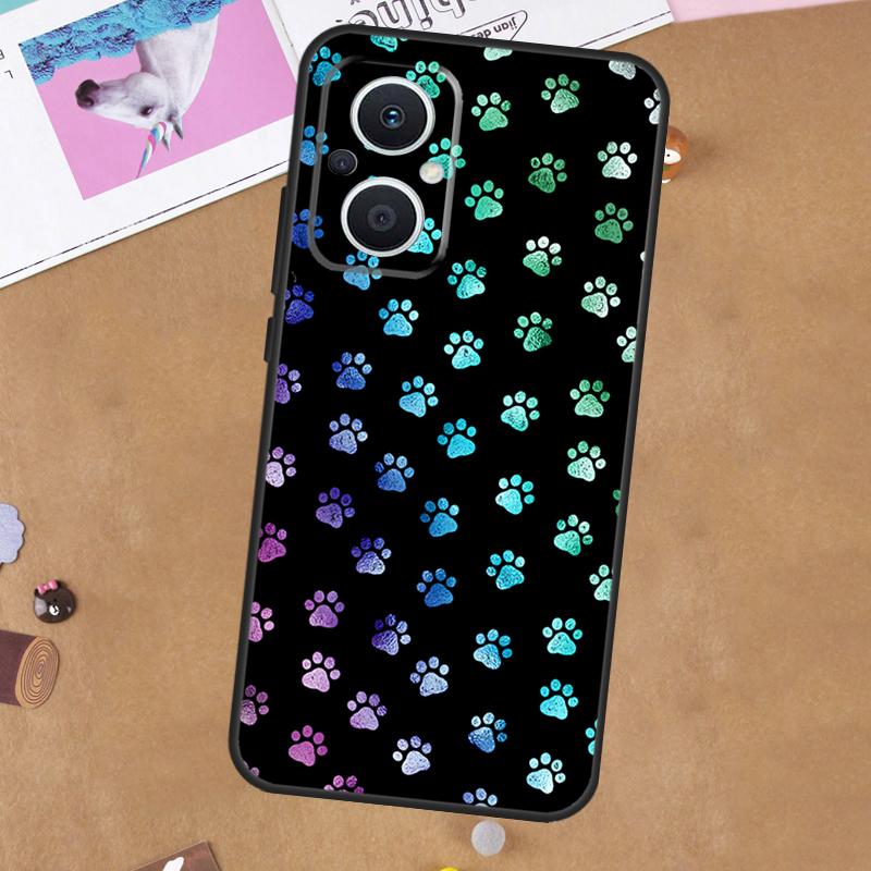 Cat Dog Paws Case For OPPO Reno 8T 4Z 5Z 11F 8 10 11 Pro 5 6 7 Lite OPPO Find X6 Pro X2 X3 X5 Lite Cover