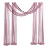 Wedding Arch Chiffon Drape Table Runner Arbor Drapery Decorative Lightweight Cloth Cover
