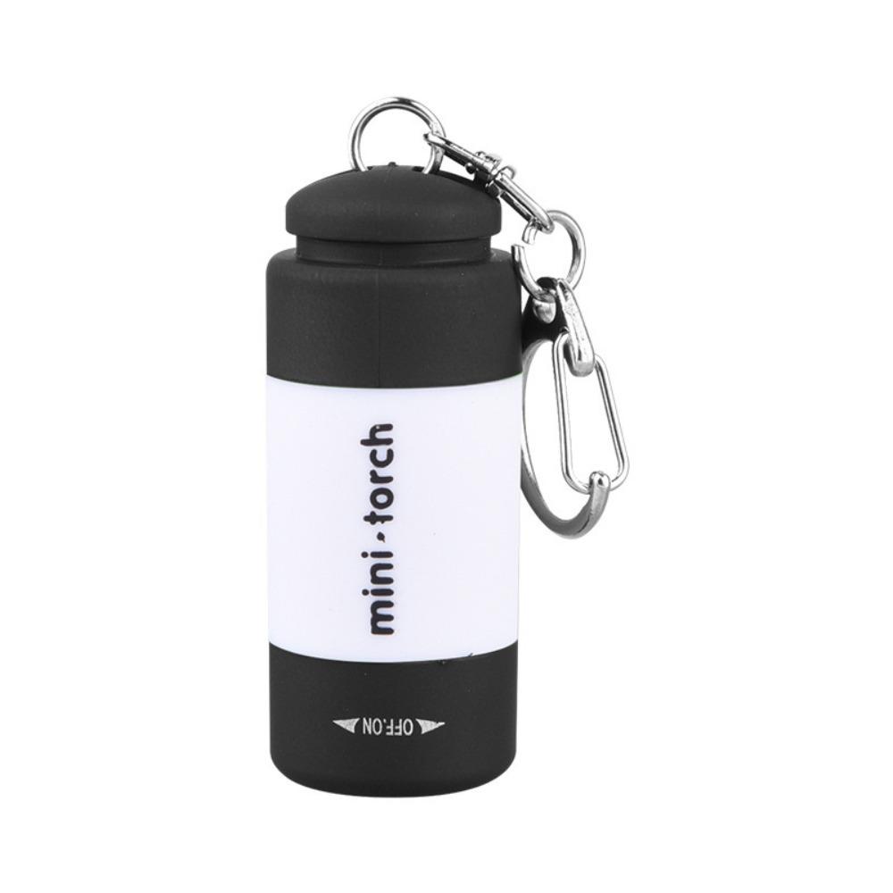 ABS Keychain Light USB Rechargeable Mini Flashlight Durable Portable Light Emergency Light