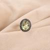 Green Amethyst Gemstone 925 Sterling Silver Jewelry Handmade Ring Gift For Wife RR-62-3