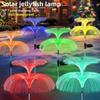 Солнечные уличные светильники-медузы с функцией автоматического включения/выключения, садовые светильники, для двора, газона, украшения для вечеринок, простая установка, праздничные подарки