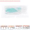 50pcs Toothpick Tool Floss Threaders Tooth Floss Holders Between Orthodontic Braces Bridge Hilo Dental Oral Clean