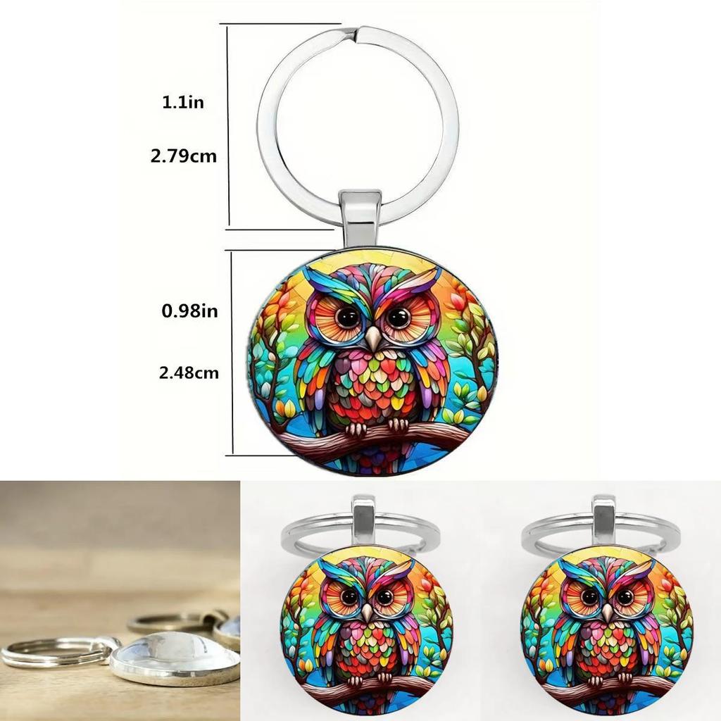 Owl Themed Keyring With Zinc Alloy Craftsmanship For Cute Accessories And Gifts