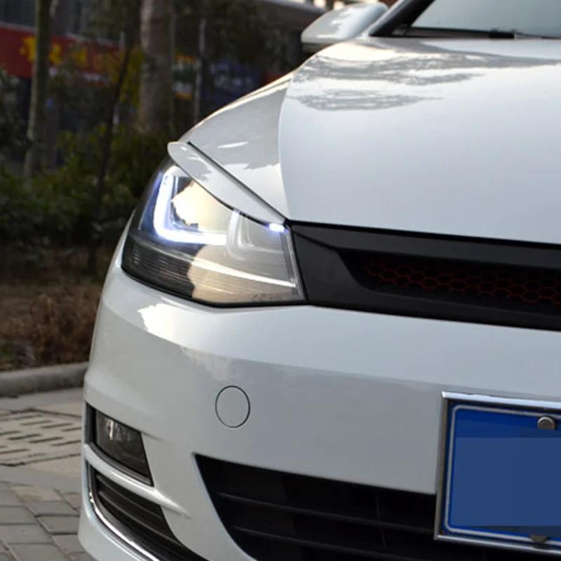 Для Volkswagen VW Golf 7 MK7 GTI R автомобильные фары для век брови украшения фар автомобиля аксессуары для стайлинга отделки
