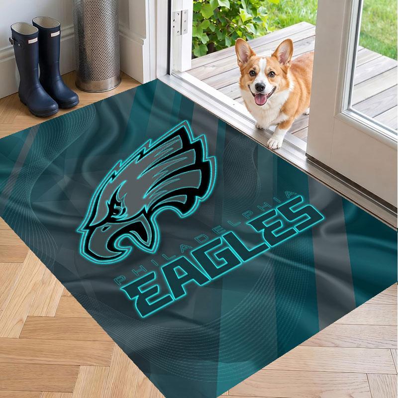 Мягкий напольный ковер с узором Philadelphia Eagles, ковер для гостиной, декоративный коврик для украшения дома