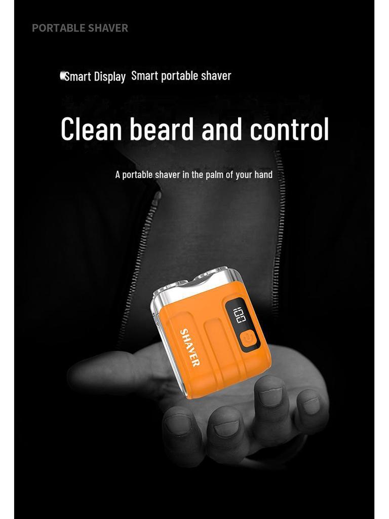 R18 Portable Men's Mini Electric Shaver - Super Clean Travel-Friendly Automator