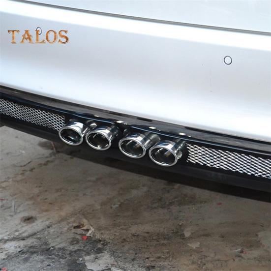 Cemoon 1 пара автомобильных декоративных выхлопных газов, универсальные практичные автомобильные аксессуары, прочные накладные наклейки на выхлопную трубу для автомобиля, грузовика, автомобиля