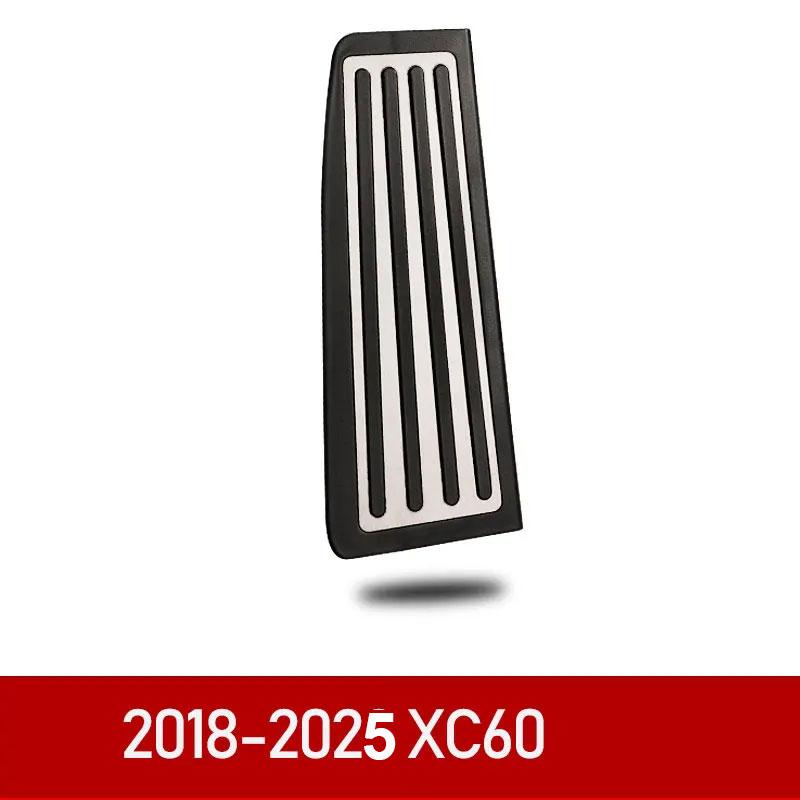 ulsap8 Car Accelerator Brake Pedal Footrest Pedal Plate Cover For Volvo XC60 XC90 S90 v90 s60 v60 xc40 Accessories 2022-25