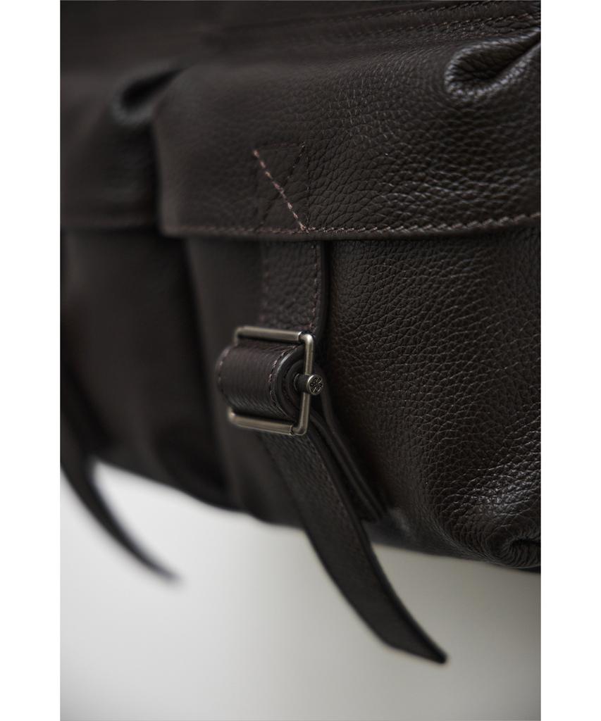 Youth Leather Camera Bag - Brown